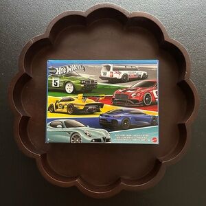 Mattel Hot Wheels Die-Cast Car Set - Green, White, Red, Blue